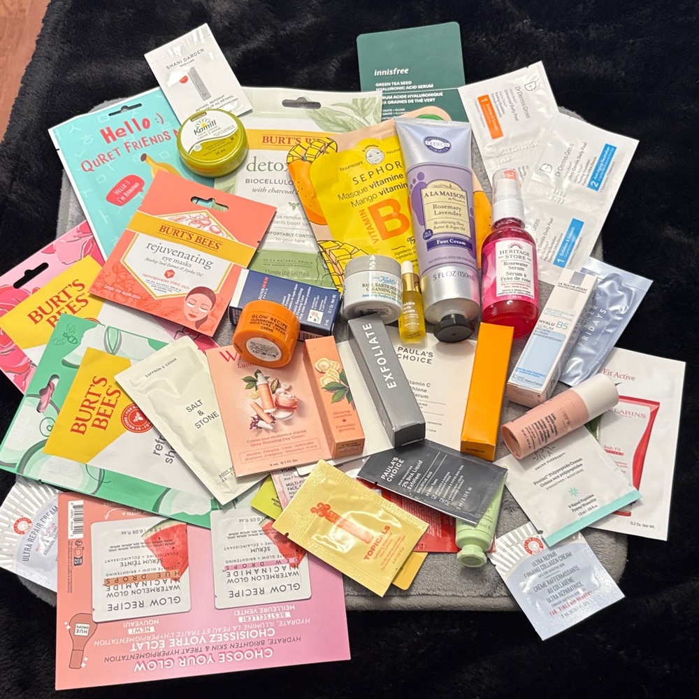 Assorted Skincare and Beauty Sample Set